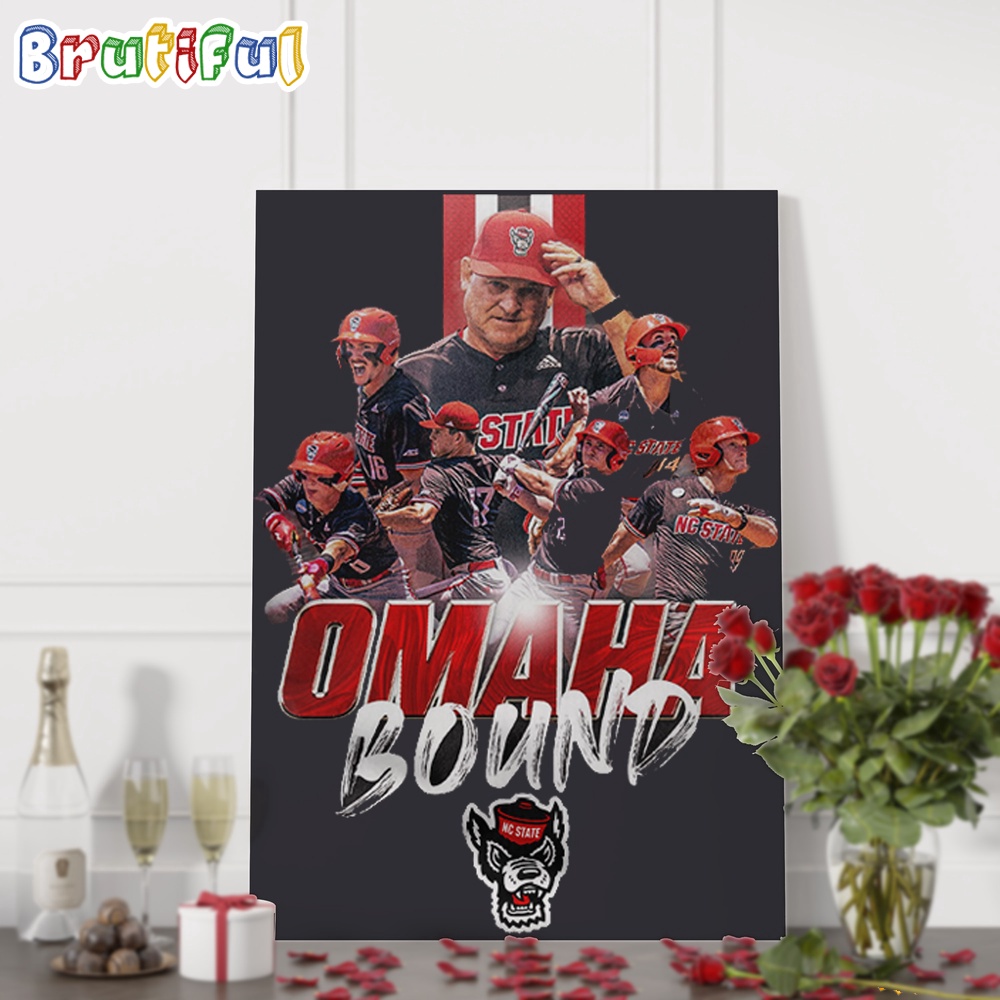 Nc State Wolfpack 2024 Baseball Super Regional Champs Wall Art Poster Canvas 1