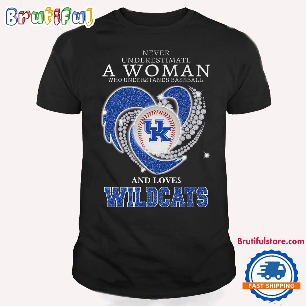 Never Underestimate A Woman Who Understands Baseball And Loves Arizona Wildcats T Shirt