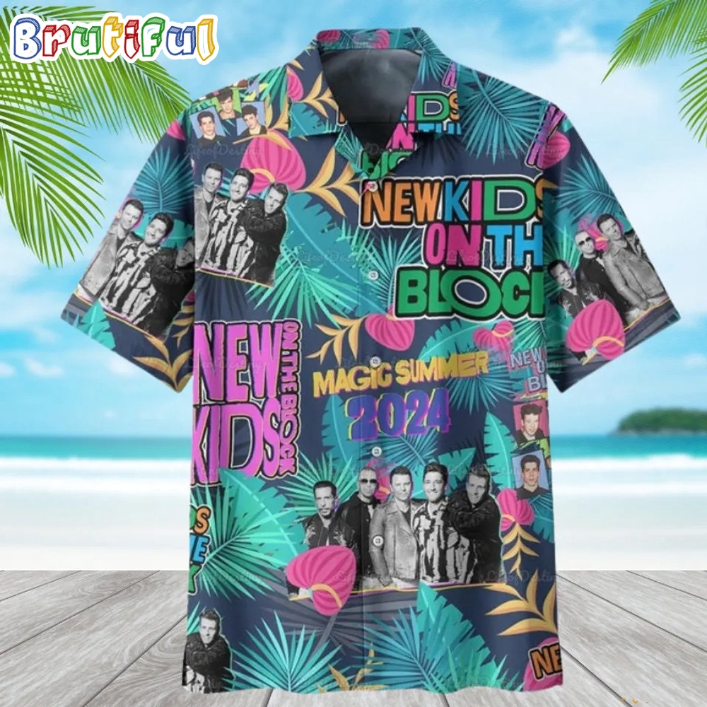 New Kids On The Block Band Summer Hawaiian Shirt 1