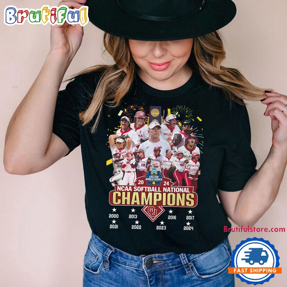 Oklahoma Sooners 2024 NCAA Softball Women's College World Series Champions T Shirt Oklahoma Sooners 2024 Shirt 2