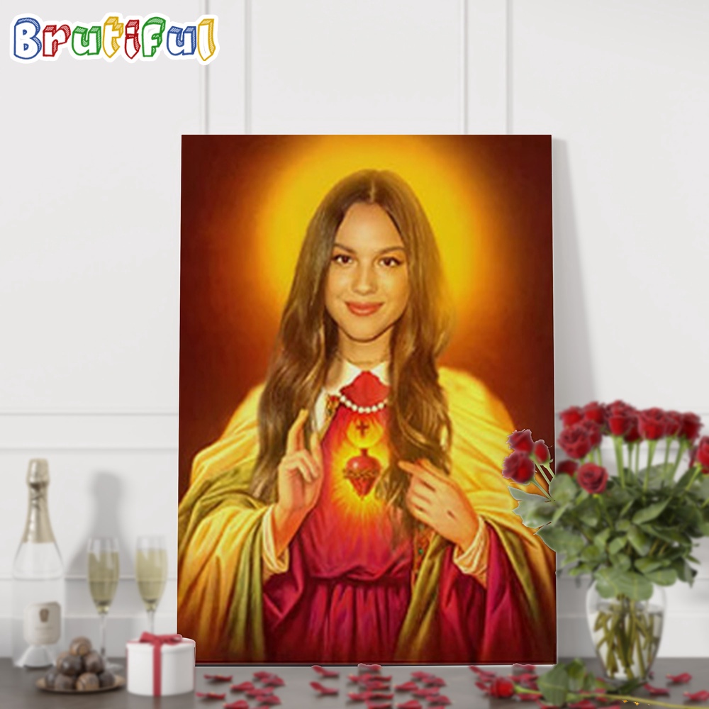 Olivia Rodrigo Jesus Gust Tour 2024 Wall Art Poster Canvas