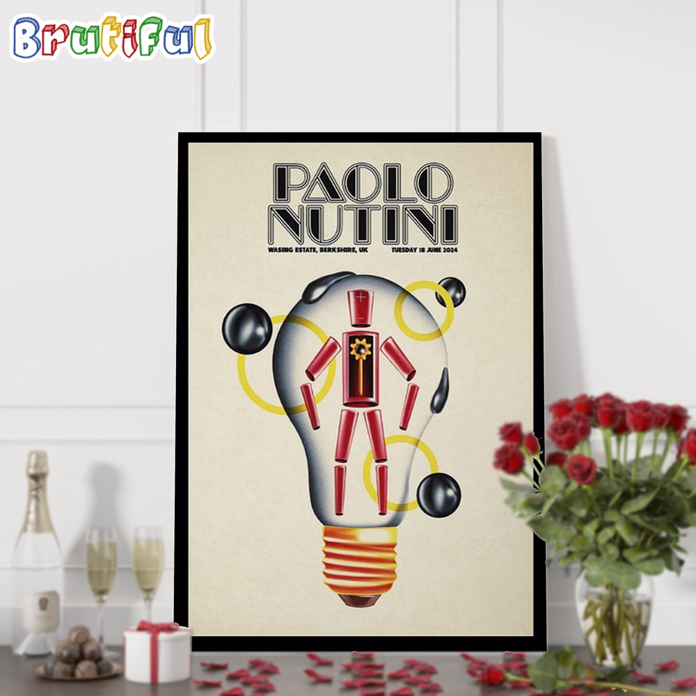Paolo Nutini June 27 2024 Zeltfestival Rhein Neckar Mannheim Wall Art Poster Canvas