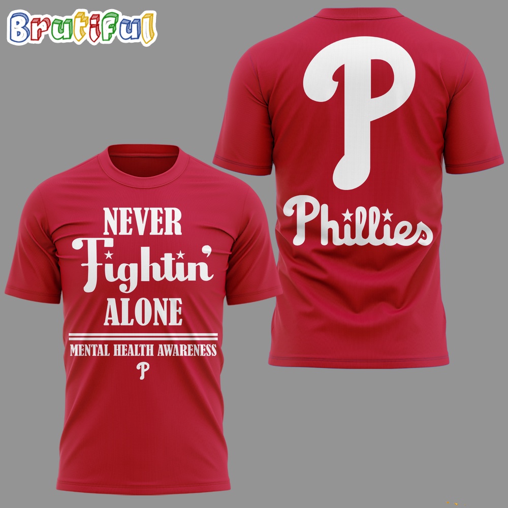 Philadelphia Phillies Special Mental Health Awareness Month T Shirt