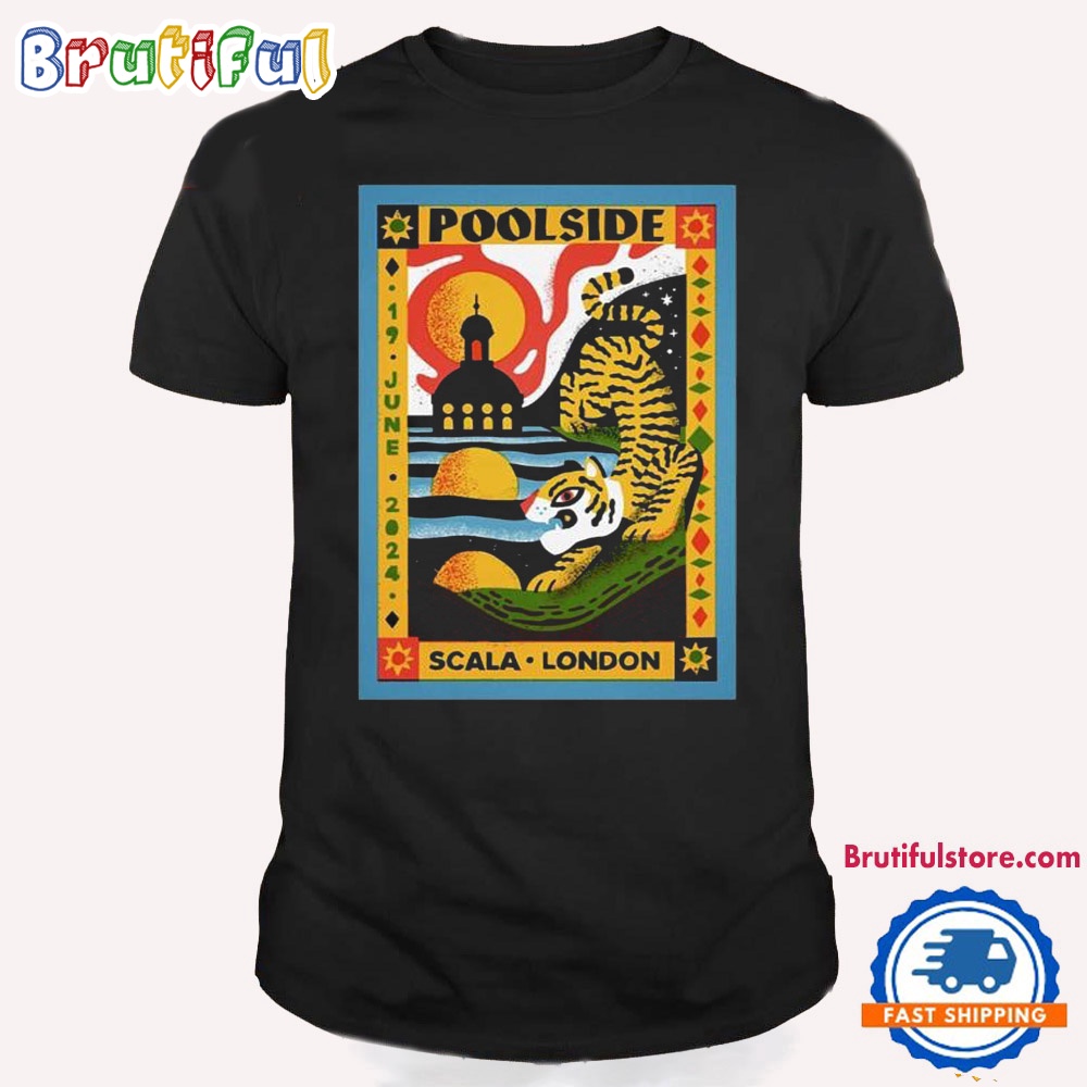 Poolside June 19 2024 Tour Scala London Uk T Shirt