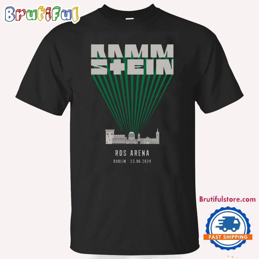 Rammstein Europe Stadium Tour RDS Arena Dublin June 23 2024 Event T Shirt