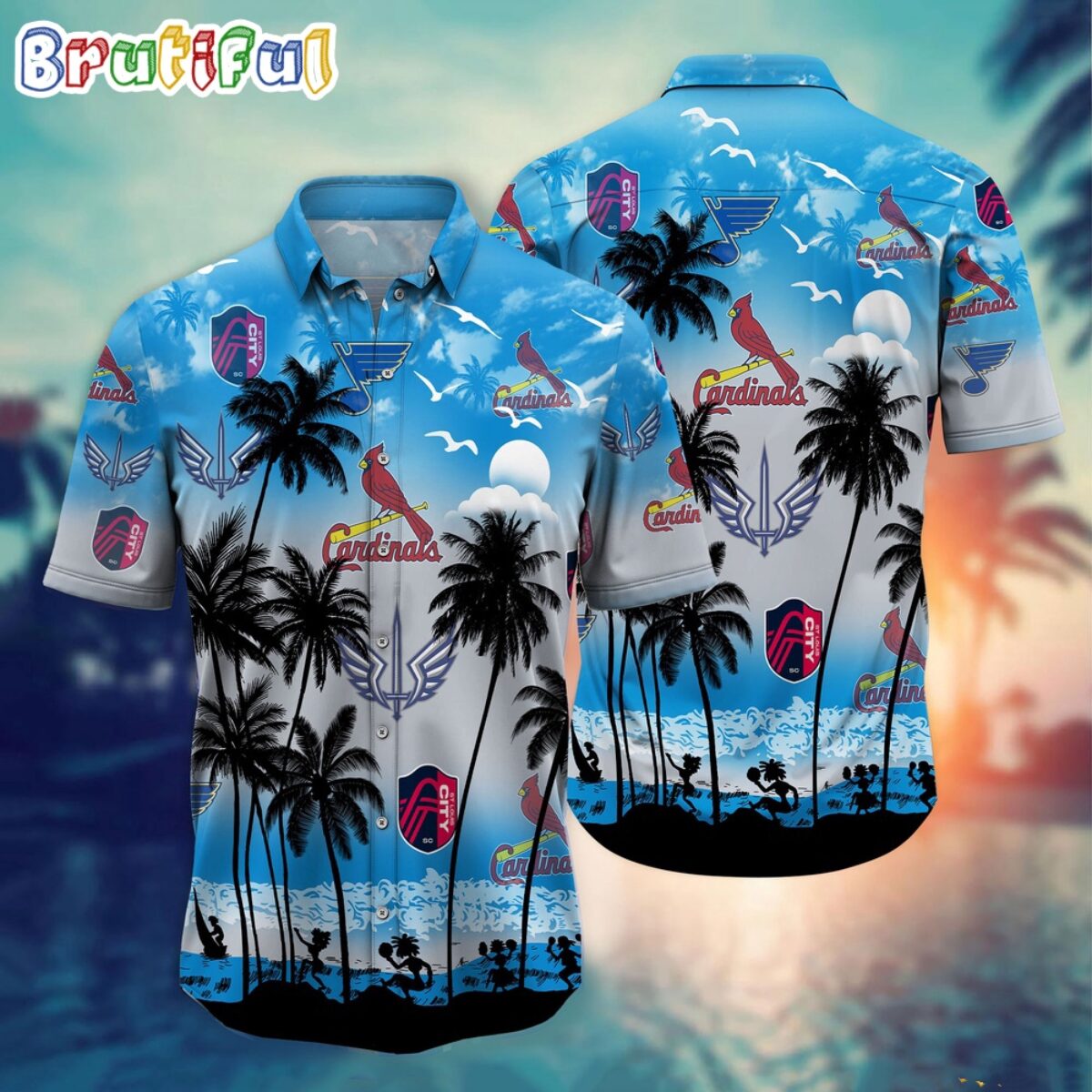 St.louis Sports Palm Tree 2024 Hawaiian Shirt
