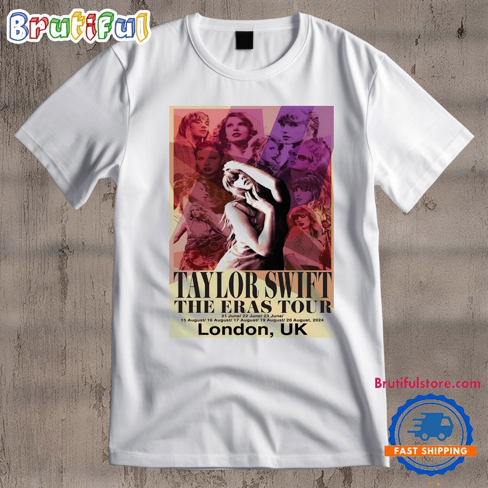 Taylor Swift The Eras Tour June 21 23 2024 London UK T Shirt