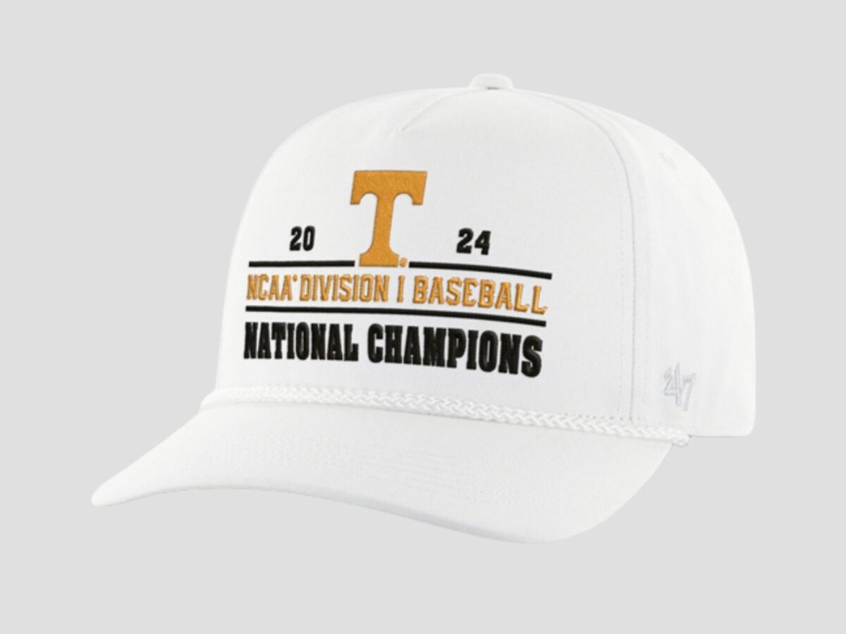 Casquette Baseball Brodée NCAA Tennessee Volunteers - Taille Unique Réglable - Orange - Neuve