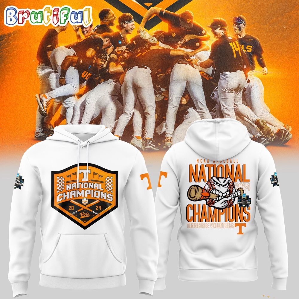 Tennessee Volunteers National Champions NCAA Men's Baseball College World Series 2024 3D Hoodie