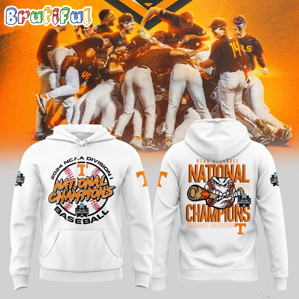 Tennessee Volunteers National Champions NCAA Men's Baseball College World Series 2024 Hoodie Shirt