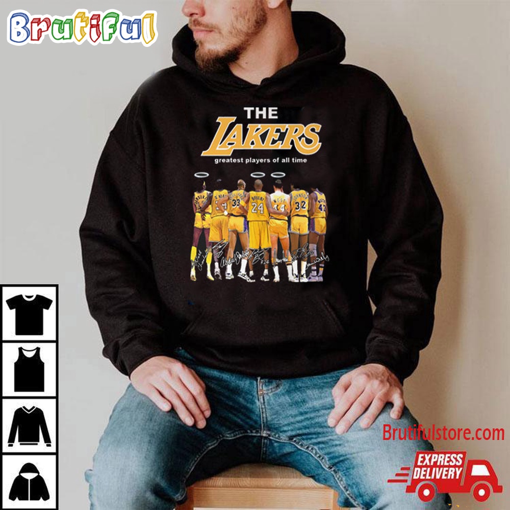 The Lakers Greatest Players Of Time Shirt Los Angeles Lakers Basketball 2024 T Shirt 2