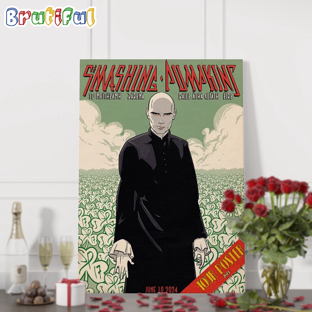 The Smashing Pumpkins June 10 2024 Tour 3Arena Wall Art Poster Canvas