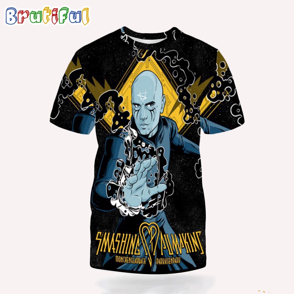 The Smashing Pumpkins June 2024 Monchengladbach Sparkassen Park 3D Shirt
