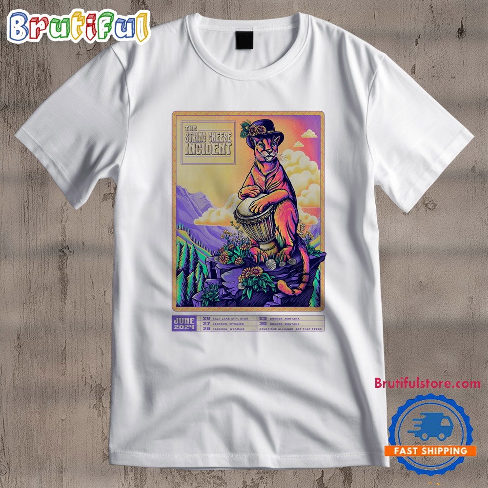 The String Cheese Incident June 26 30 2024 Utah Wyoming Montana T Shirt