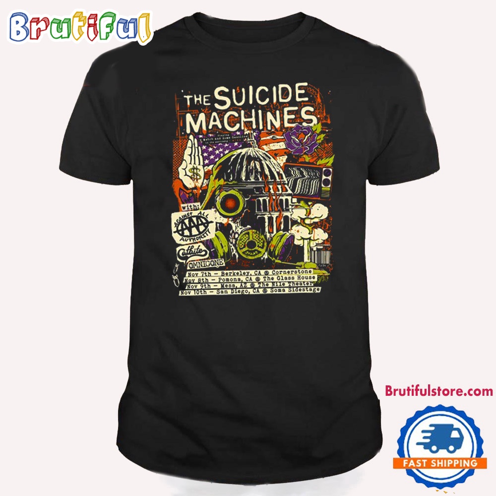 The Suicide Machines Nov 7 10 Tour 2024 T Shirt