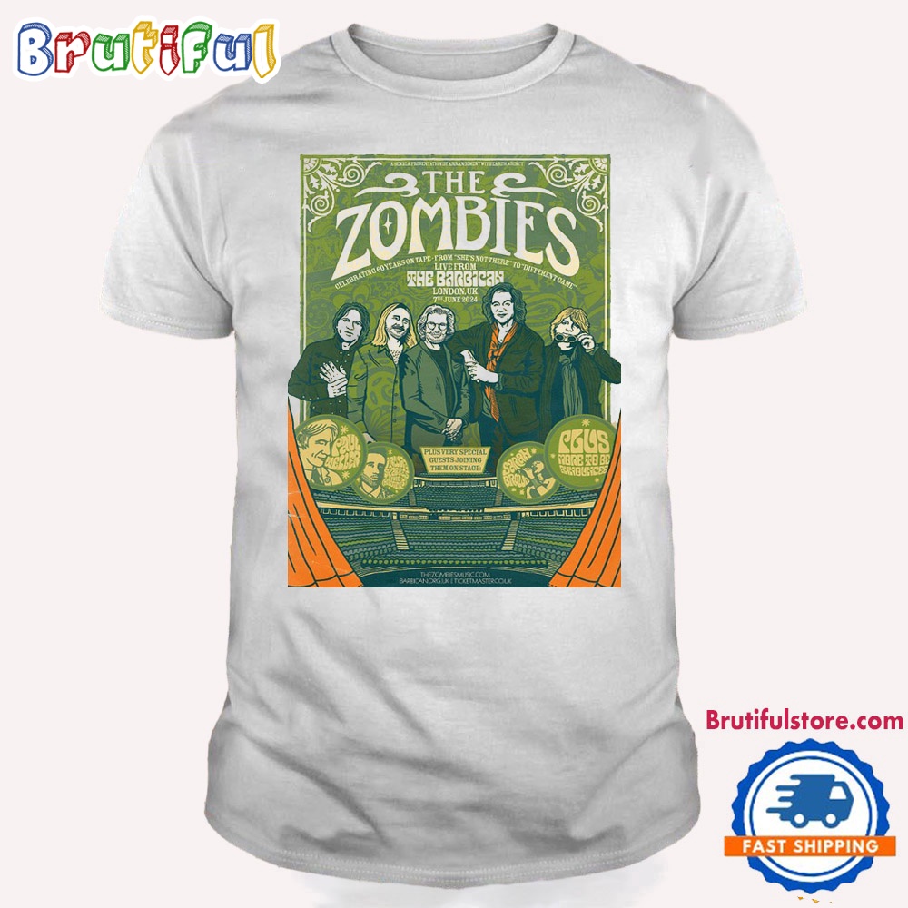 The Zombies June 7 2024 The Barbican London UK T Shirt 1