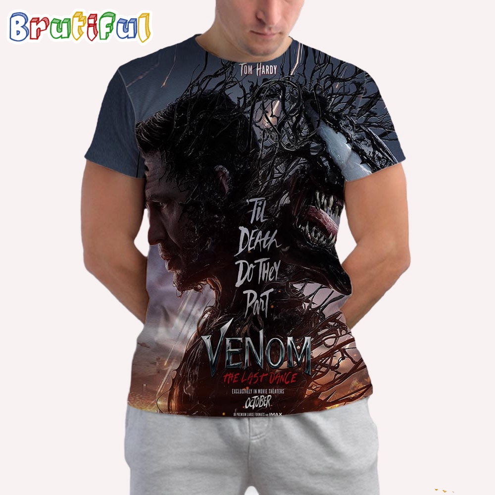 Tom Hardy Returns As Eddie In Venom The Last Dance Movies 2024 3D Shirt 2