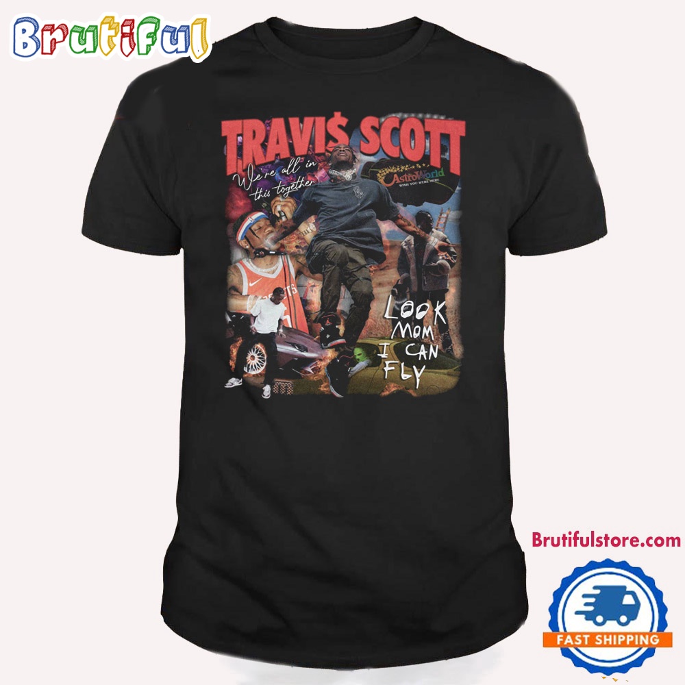 Travis Scott Look Mom I Can Fly T Shirt Travis Scott T Shirt