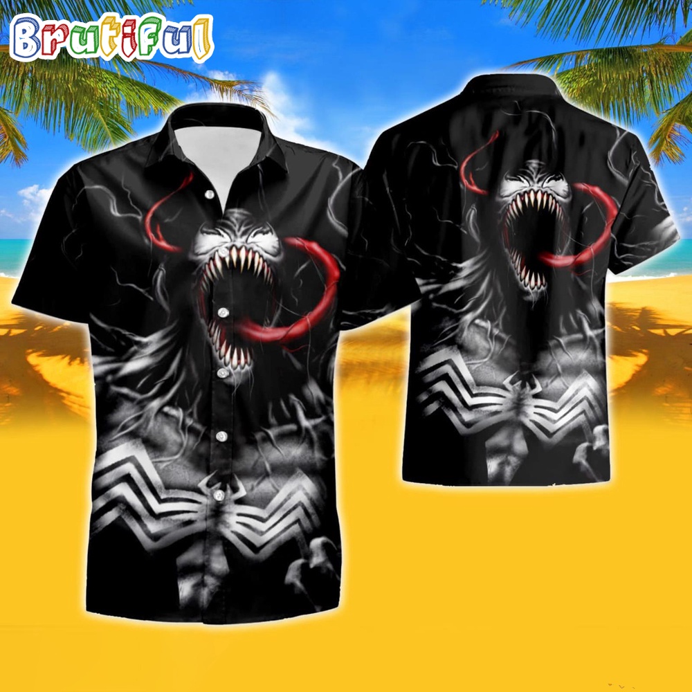 Venom Summer Hawaiian Shirt Venom The Last Dance Hawaiian Shirt