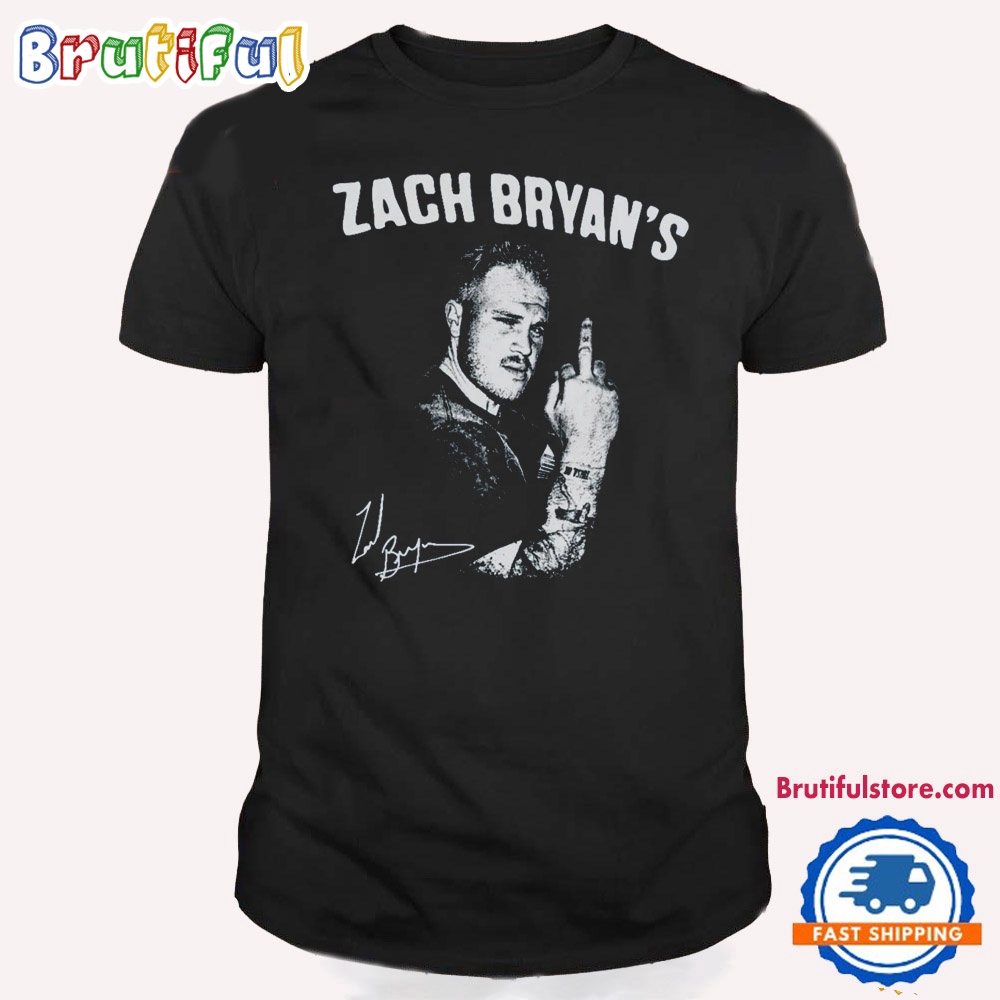 Vintage Zach Bryan Signature Shirt Zach Fan Tees Zach Bryan The Quittin Time Tour Shirt 1