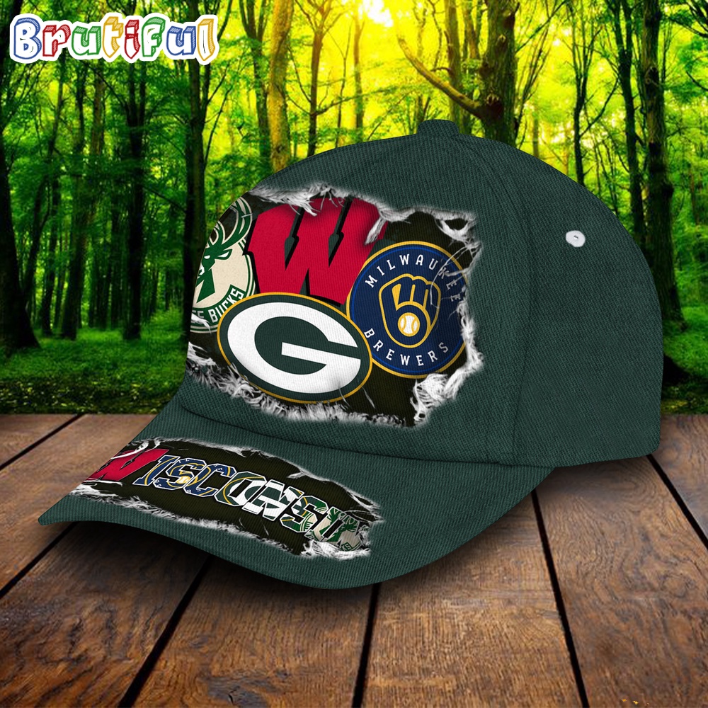 Wisconsin Sports Baseball Cap Wisconsin Cap 2