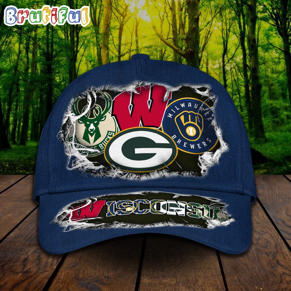 Wisconsin Sports Cap Wisconsin Baseball Cap Baseball Hats 1