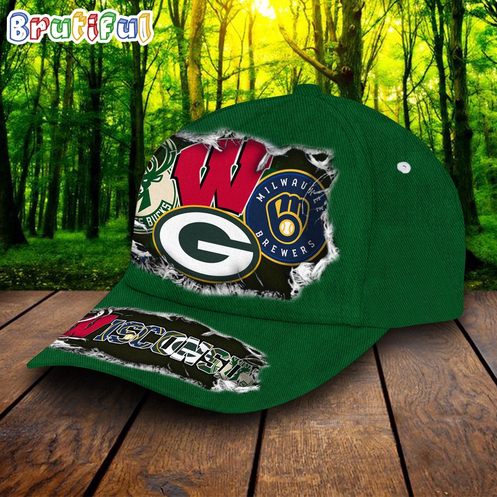 Wisconsin Sports Cap Wisconsin Baseball Hats Sport Baseball Cap 2