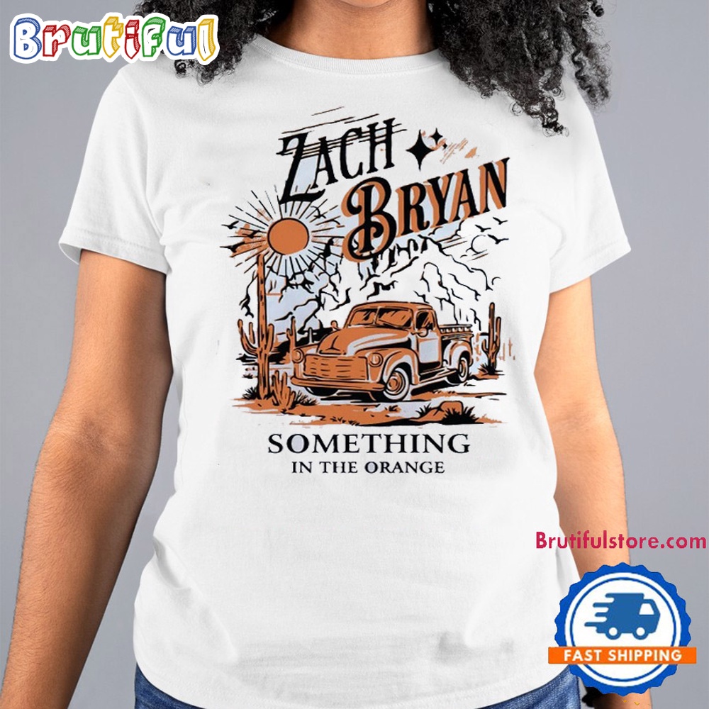 Zach Bryan Some Thing In The Orange 2024 Tour T Shirt 2