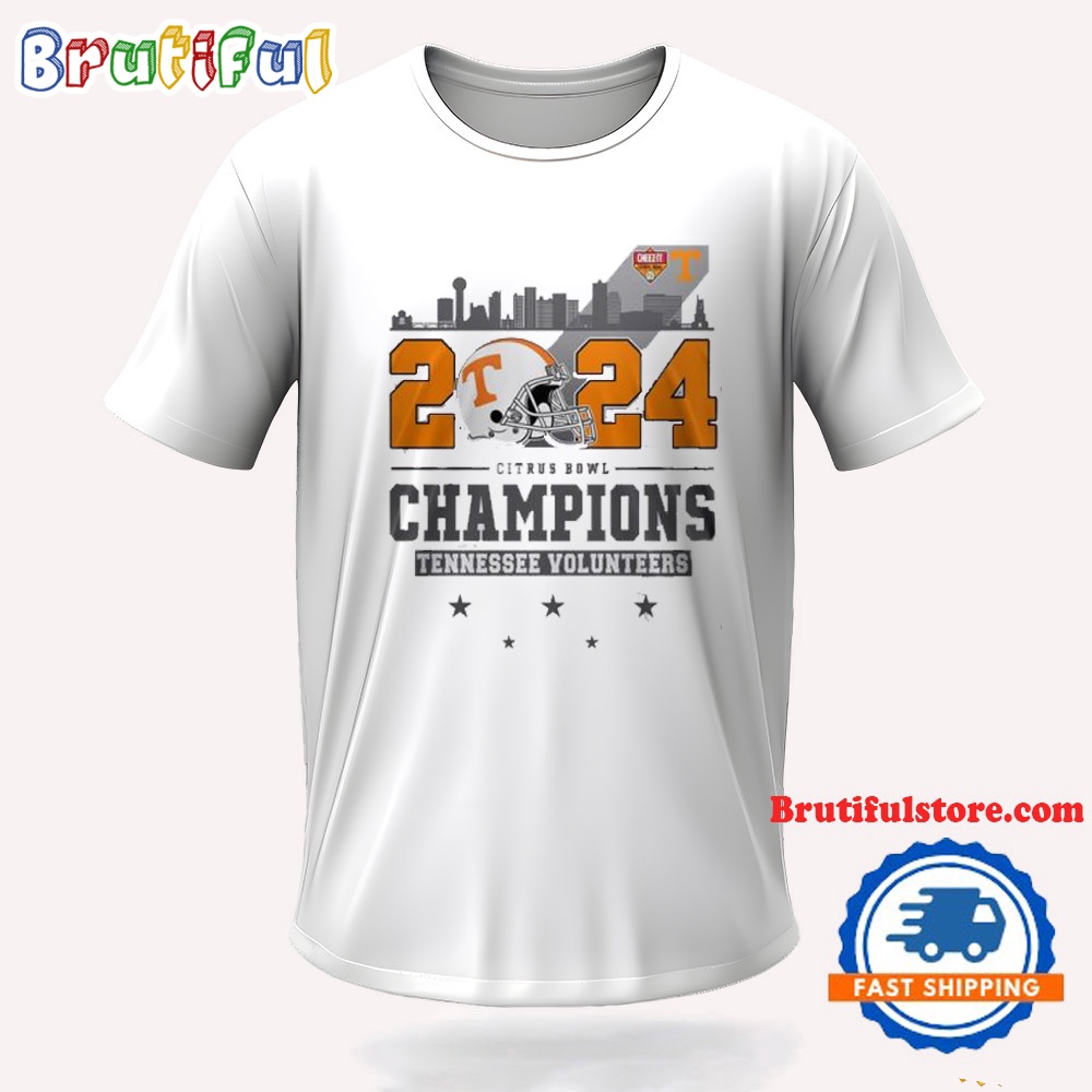 2024 Citrus Bowl Champions Tennessee Volunteers Football T Shirt