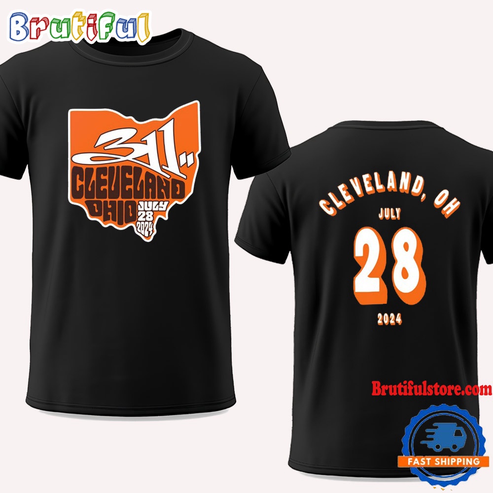 311 The Band July 28 2024 Jacobs Pavilion Nautica Cleveland OH Unisex T Shirt