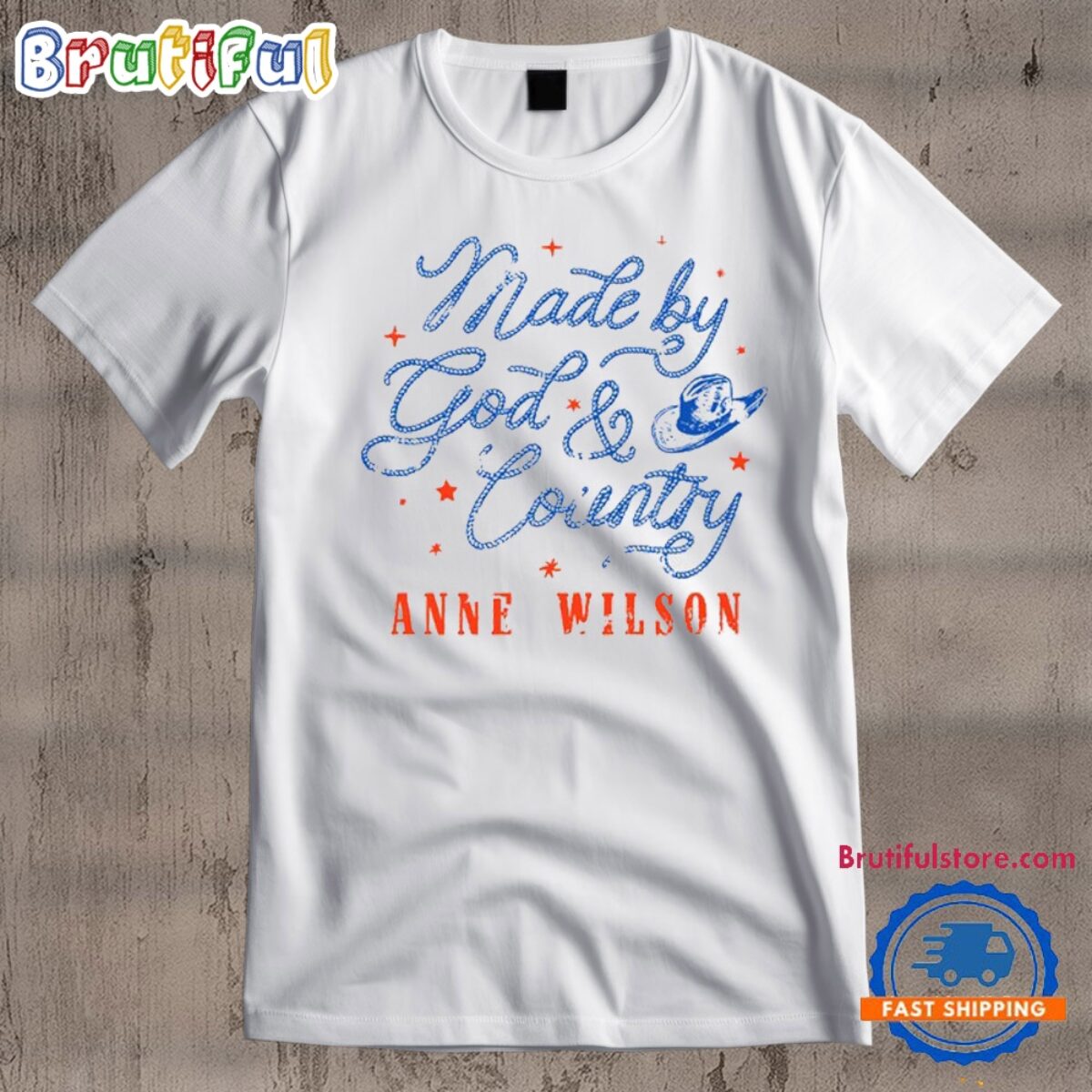 Anne Wilson Made By God And Country T Shirt