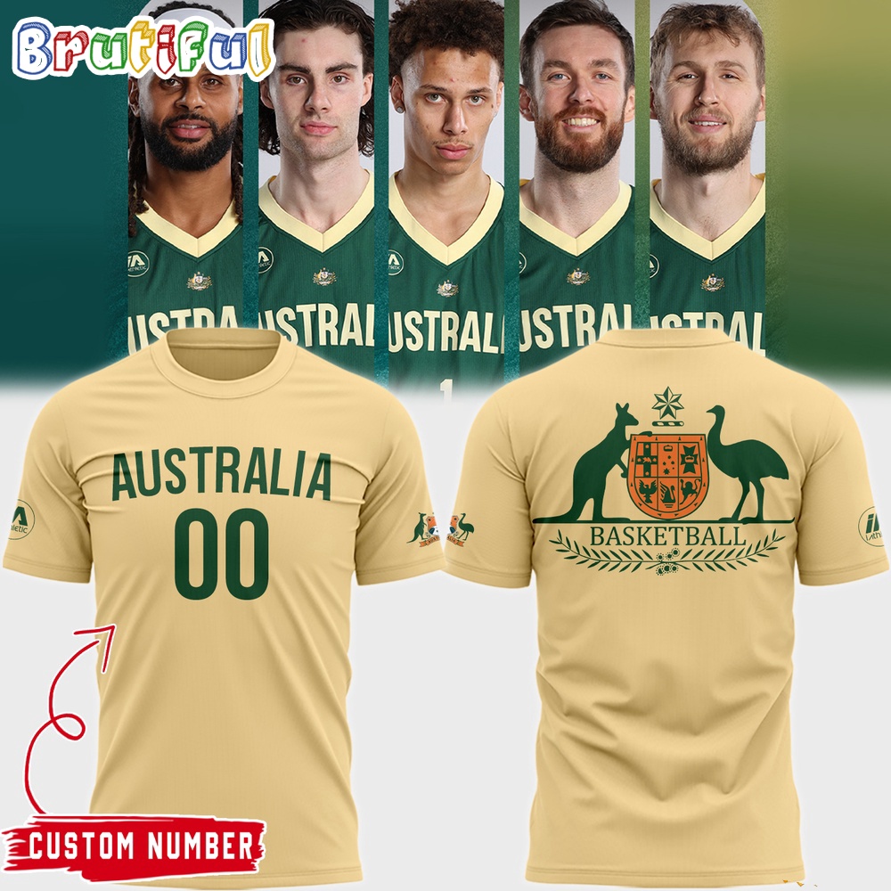 Australia Basketball Team Player 2024 T Shirt