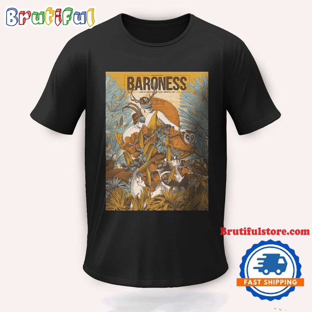 Baroness 2024 Live At ArcTanGent Festival Bristol UK Vintage T Shirt