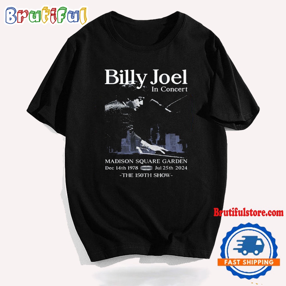 Billy Joel The 150Th Show Msg Goodnight New York T Shirt