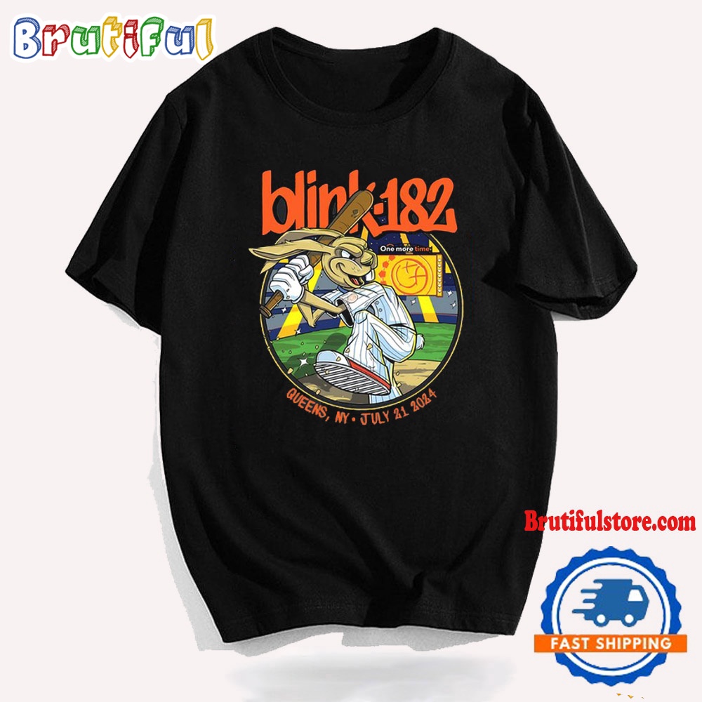 Blink 182 Show In NYC July 21 2024 Tour T Shirt