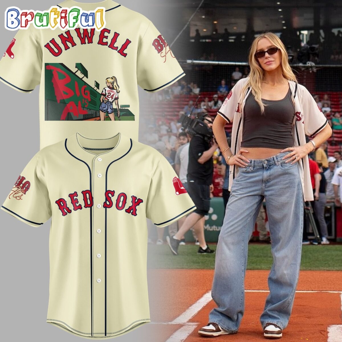 Boston Red Sox Alexandra Cooper Baseball Jersey Boston Red Sox Alexandra Cooper Baseball Jersey