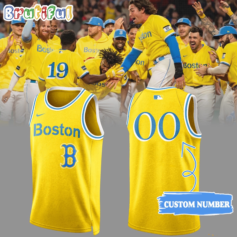Boston Red Sox City Connect Basketball Jersey Shirt