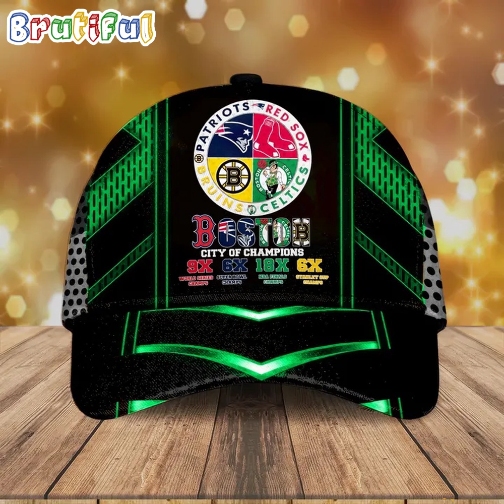 Boston Sport City Of Champions Baseball Cap