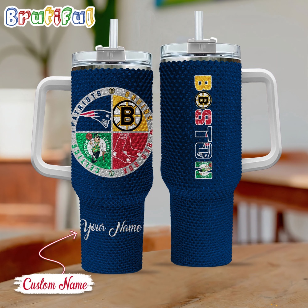 Boston Sport Logo Team Custom Stanley Tumber 40Oz