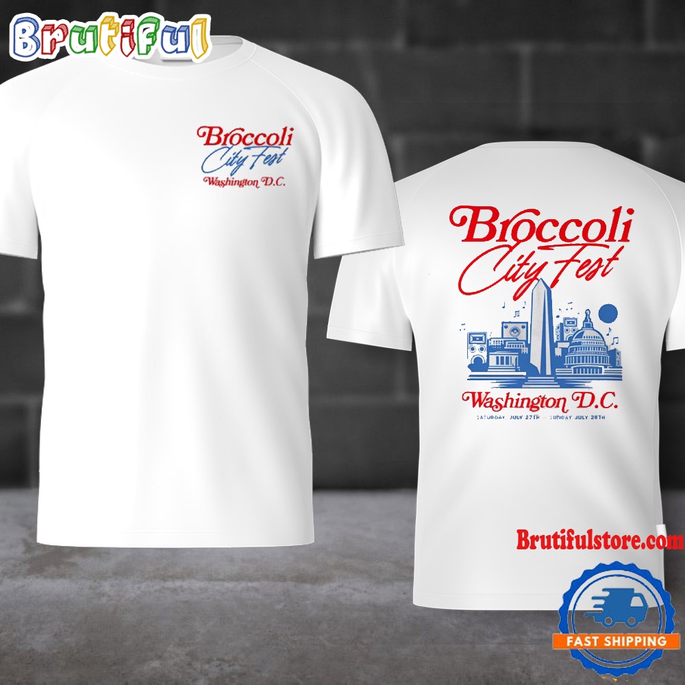 Broccoli City Tour Live At Washington DC On July 27 28 2024 T Shirt