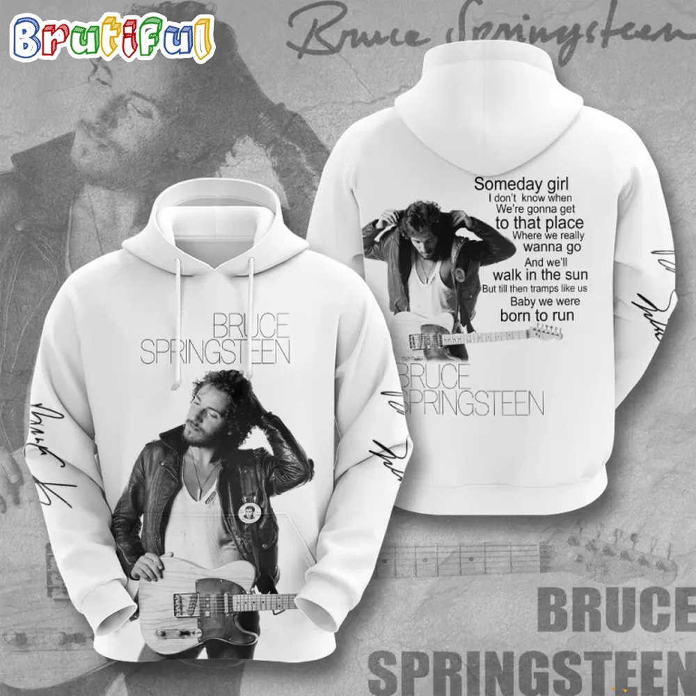 Bruce Springsteen E Street Band World Tour 2024 Music Graphics Design 3D Hoodie
