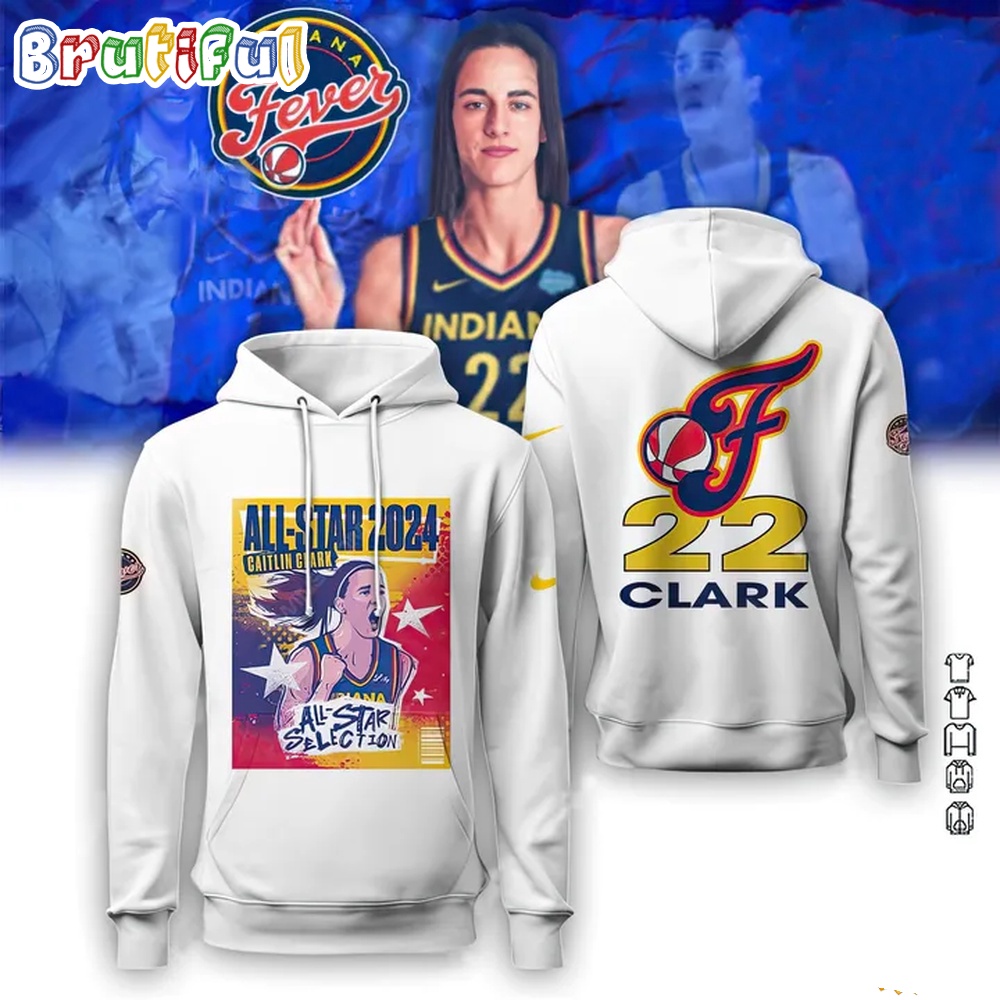 Caitlin Clark 22 All Star 2024 Selection Hoodie