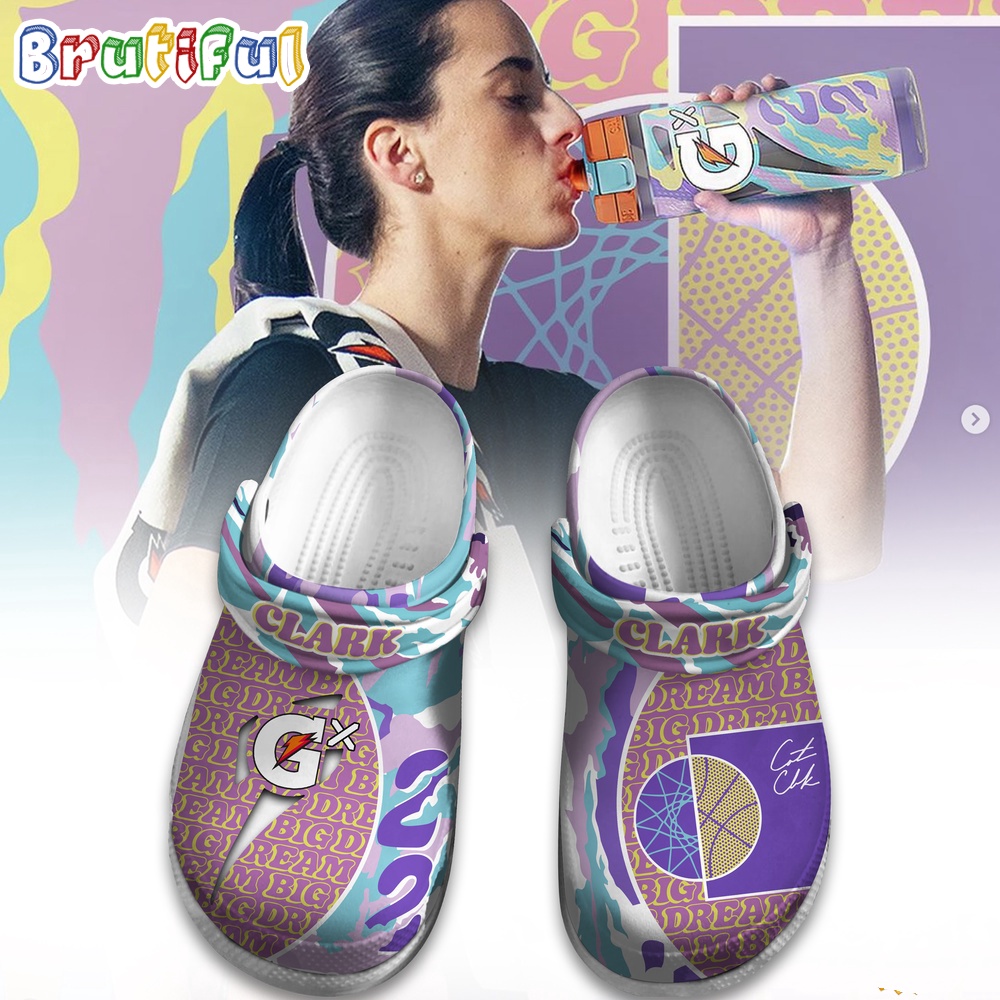Caitlin Clark Gatorade Dream Big Clogs Shoes