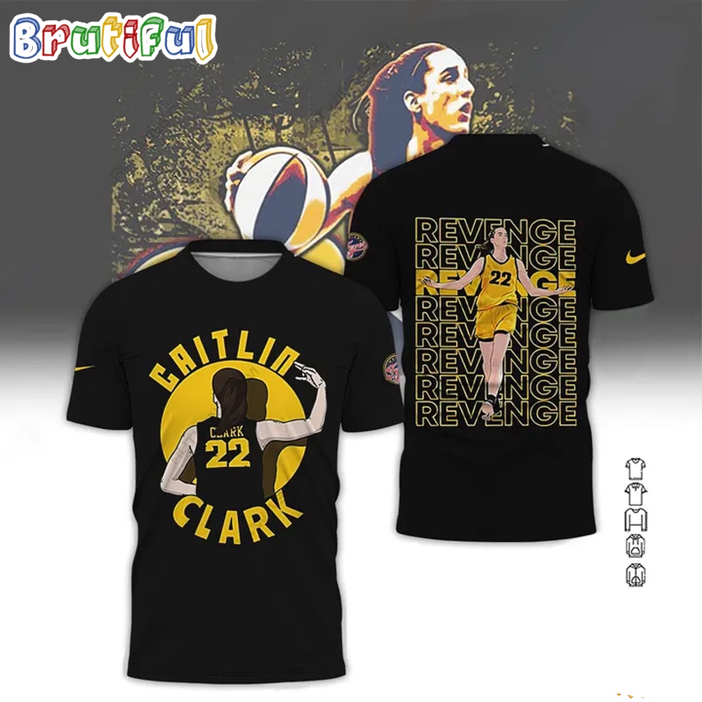 Caitlin Clark Revenge WNBA All Star 2024 Graphics Design T Shirt