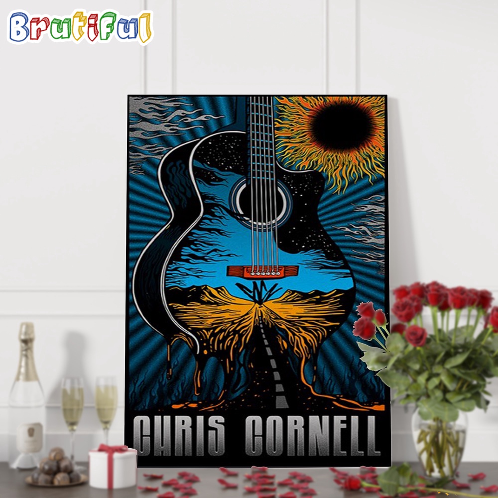Chris Cornell's 60th birthday July 20 2024 Tour Wall Art Poster Canvas