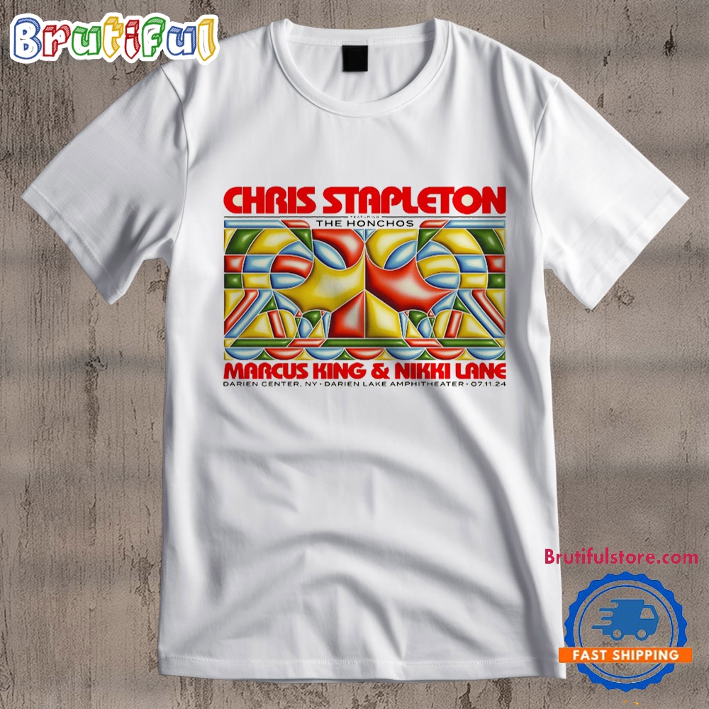 Chris Stapleton July 11 2024 Darien Lake Amphitheater Darien Center NY Tour T Shirt