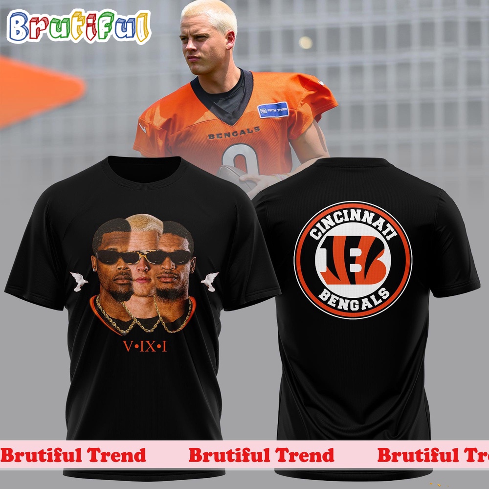 Cincinnati Bengals V IX I Higgins and Joe Burrow Ja'Marr Chase T Shirt