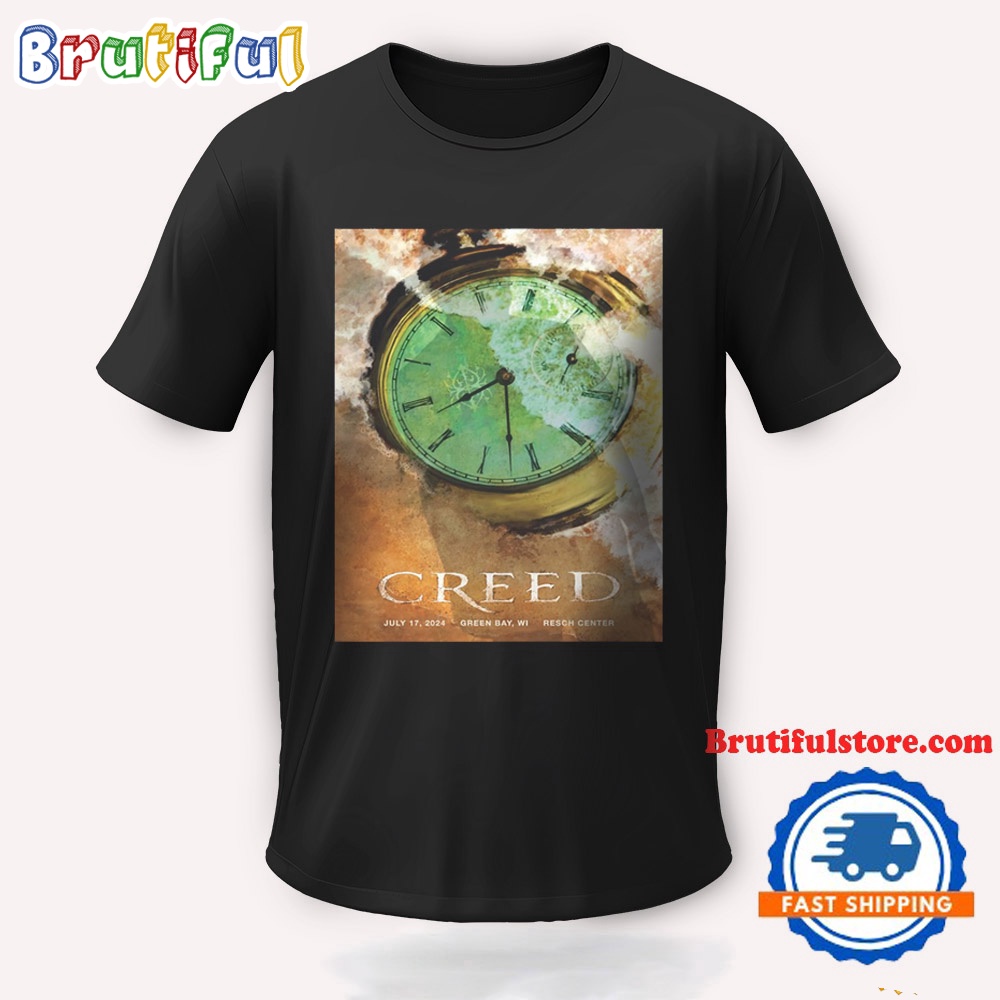 Creed July 17 2024 Tour Resch Center Green Bay WI T Shirt