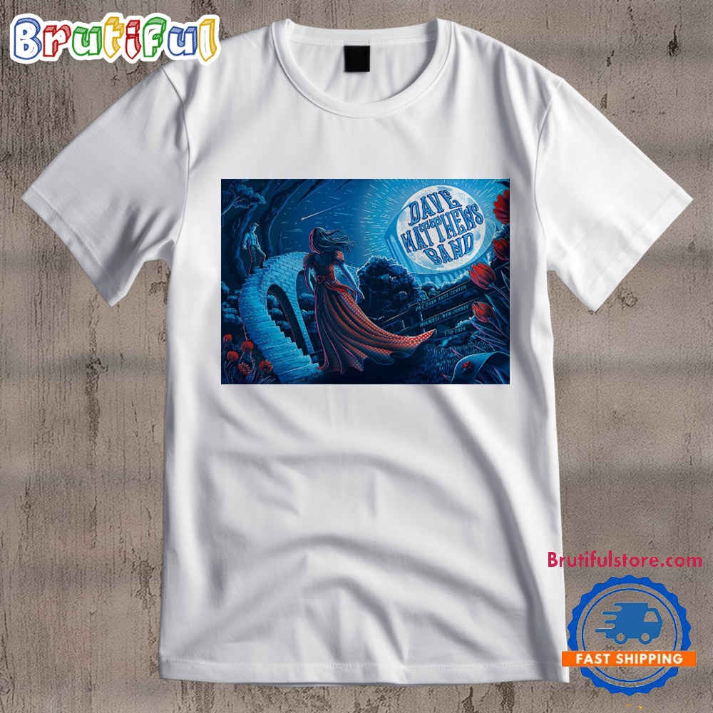 Dave Matthews Band July 10 2024 PNC Bank Arts Center Holmdel NJ Tour T Shirt