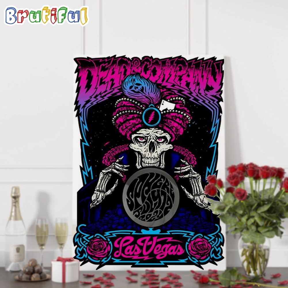 Dead Company July 12 2024 Sphere Las Vegas NV Tour Wall Art Poster Canvas